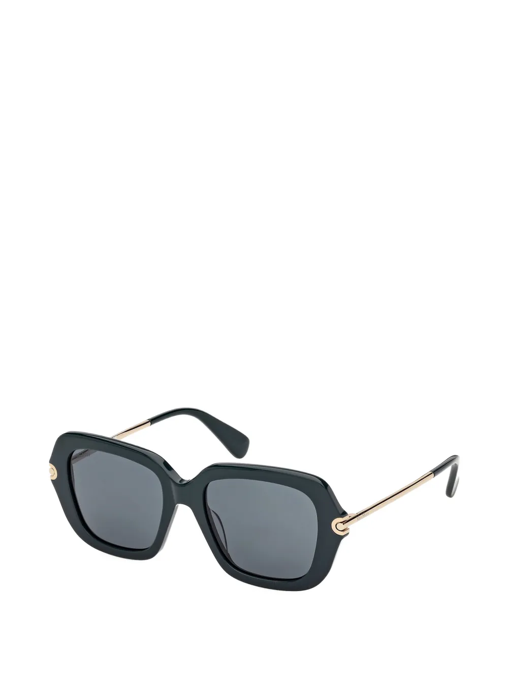 Max Mara Eyewear Zonnebril met vierkant montuur Groen