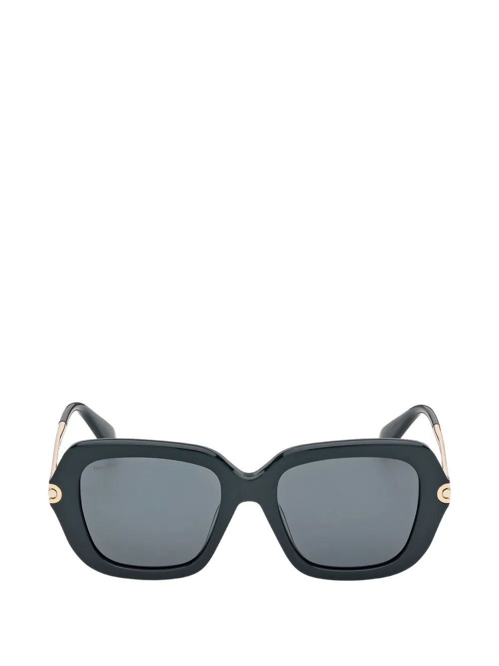 Max Mara Eyewear Zonnebril met vierkant montuur Groen
