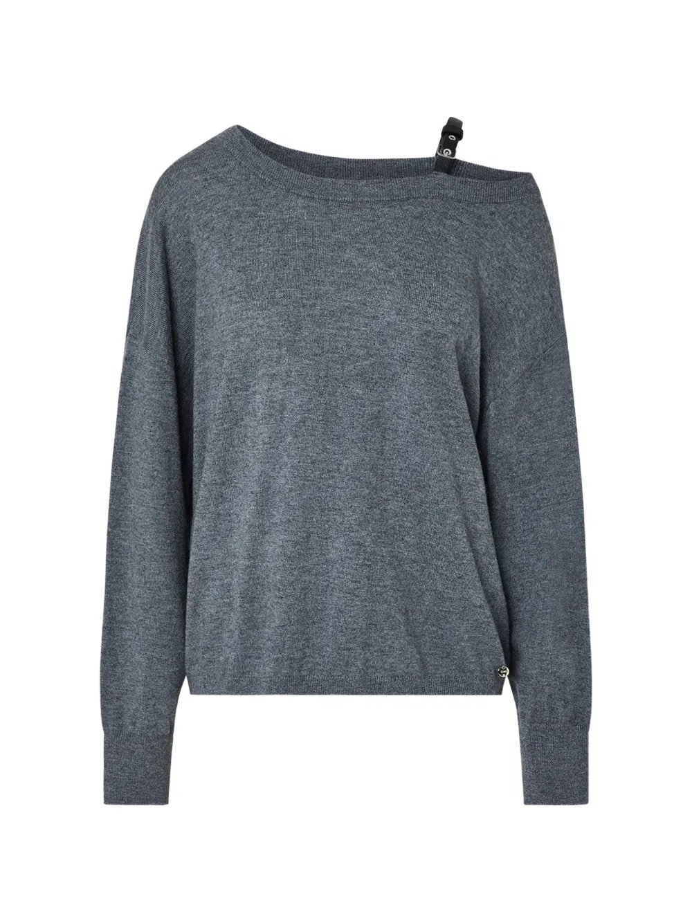 LIU JO wool blend sweater with buckle