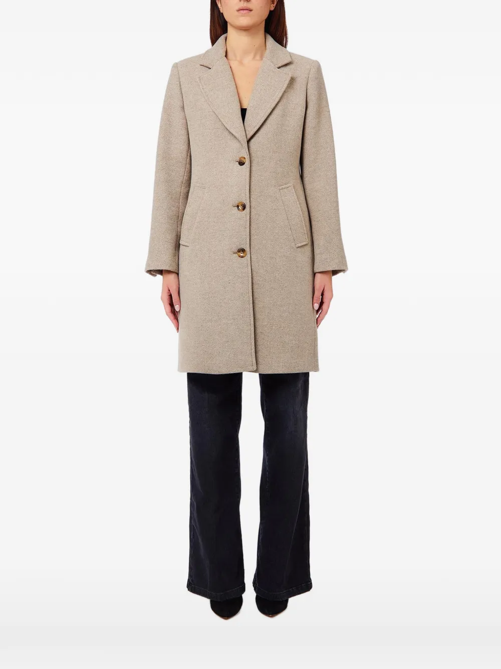 LIU JO midi coat in wool blend