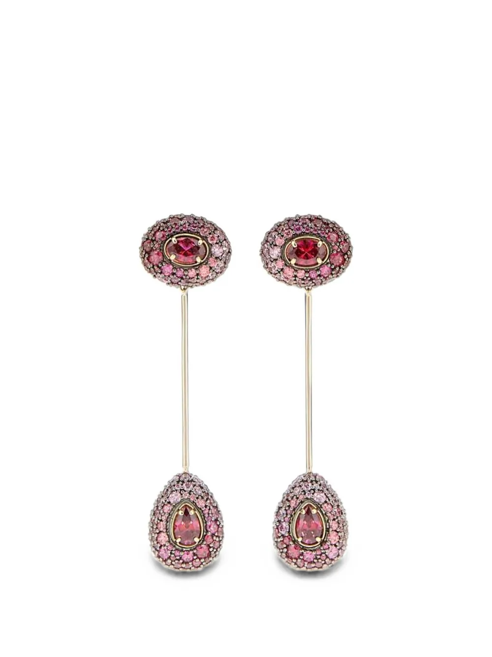 Swarovski Sublima crystal-embellished drop earrings