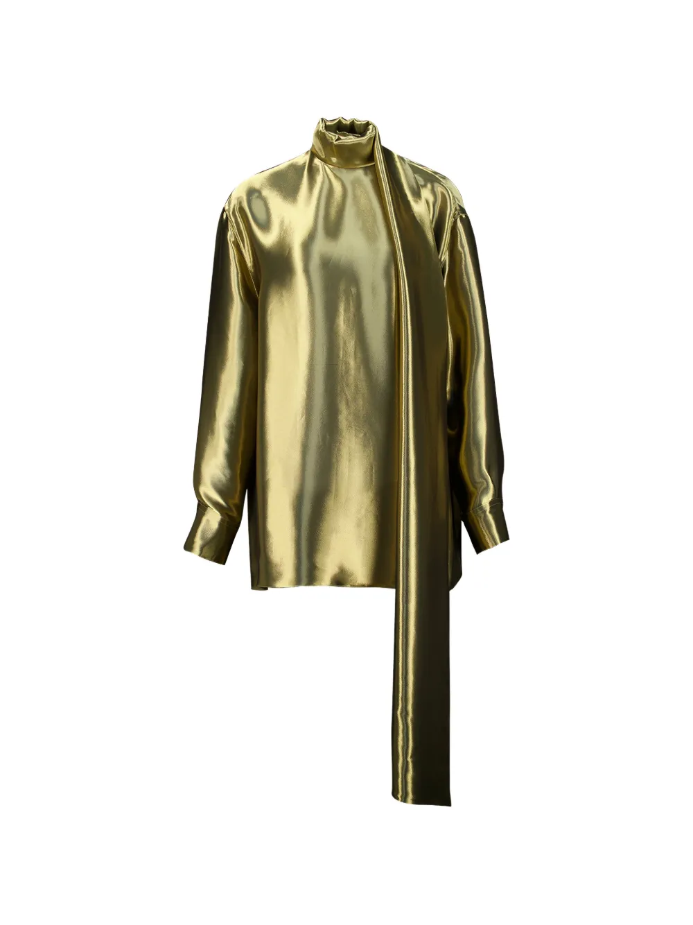 Ferragamo Liquid lamé blouse - Oro