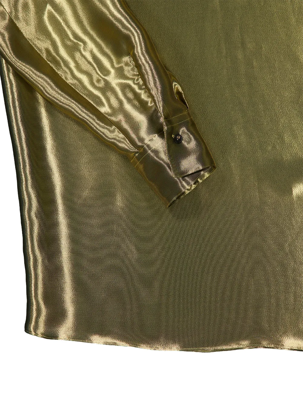 Ferragamo Liquid lamé blouse Goud