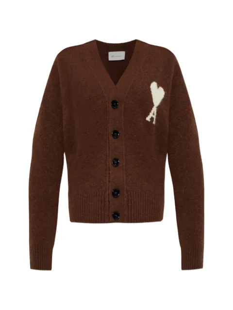 AMI Paris cardigan à logo Ami de Coeur