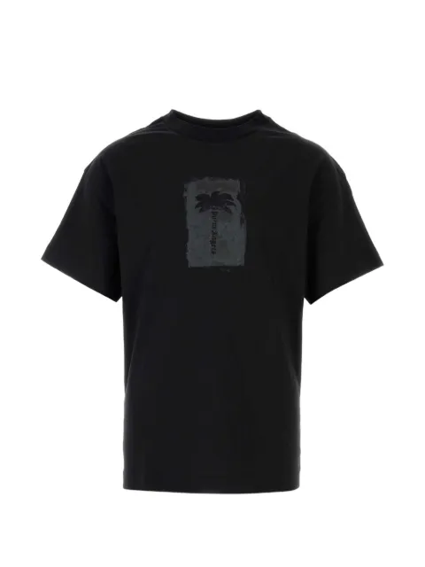 Palm Angels logo-print cotton T-shirt