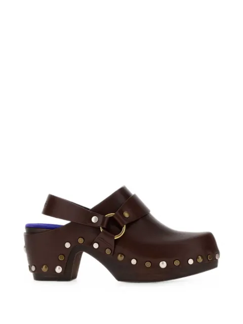 Chloé Talis studded leather clogs