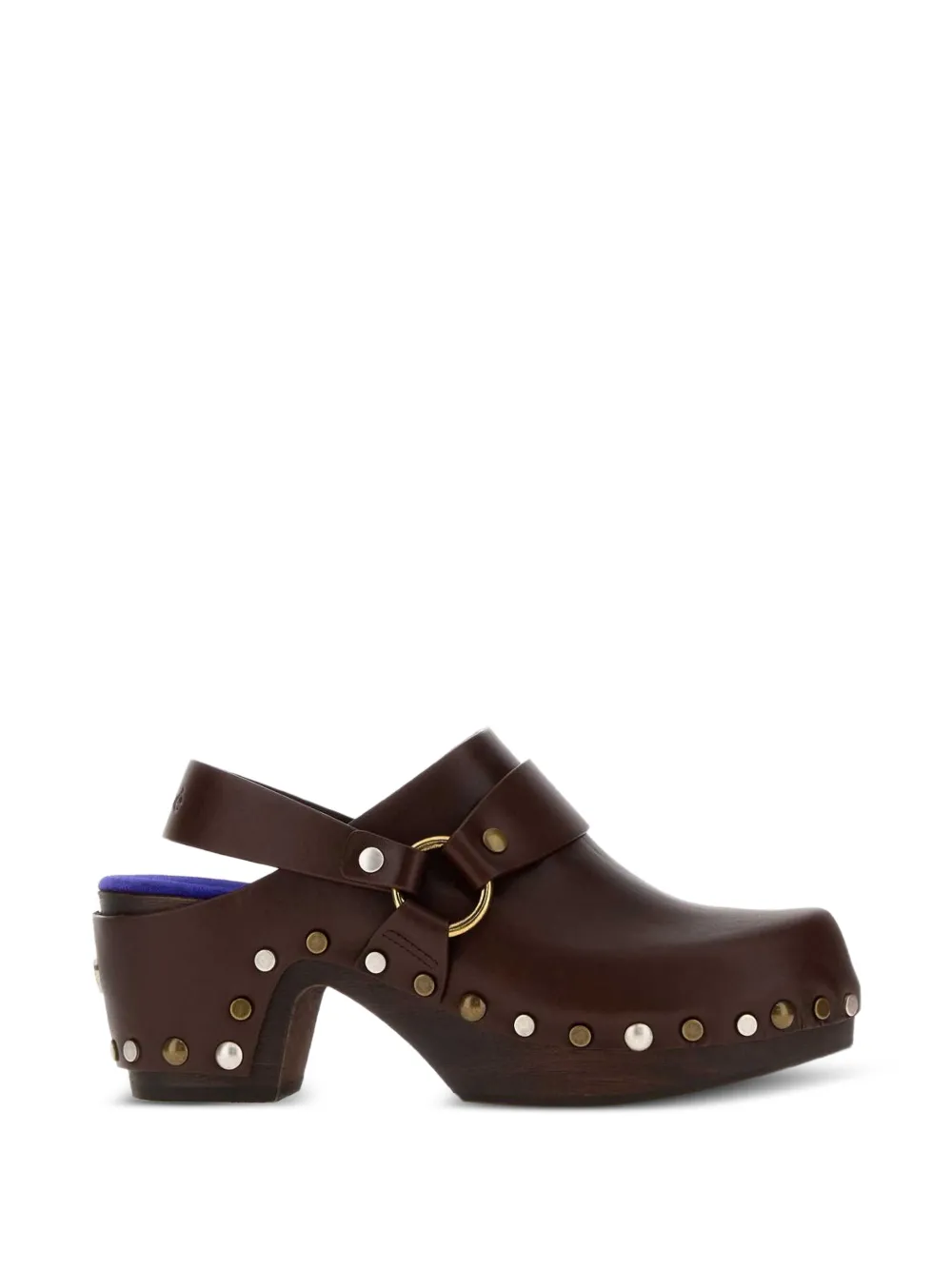 Chloé Talis studded leather clogs