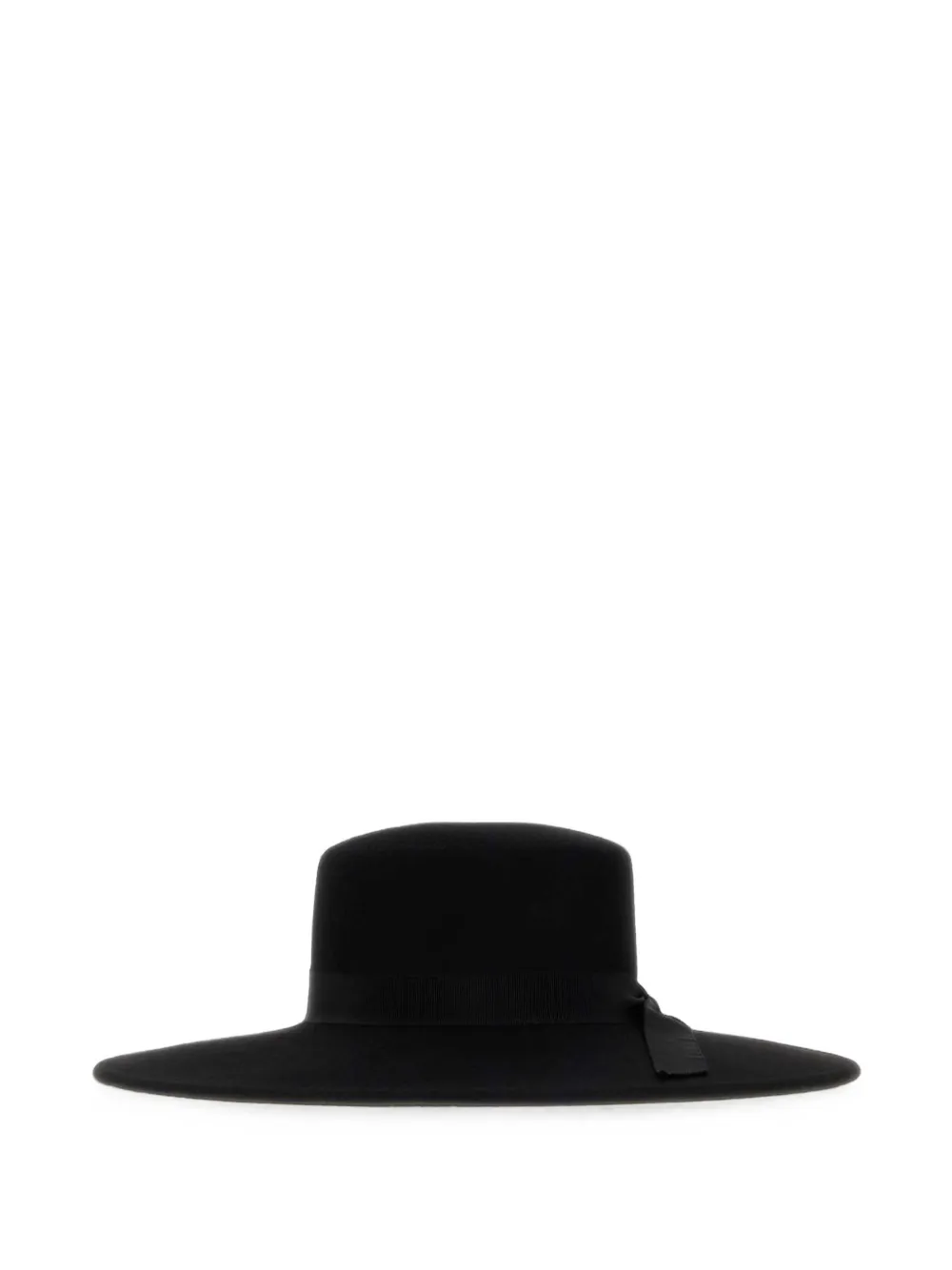 Alanui Gaucho flannel-finish wide-brim hat Zwart