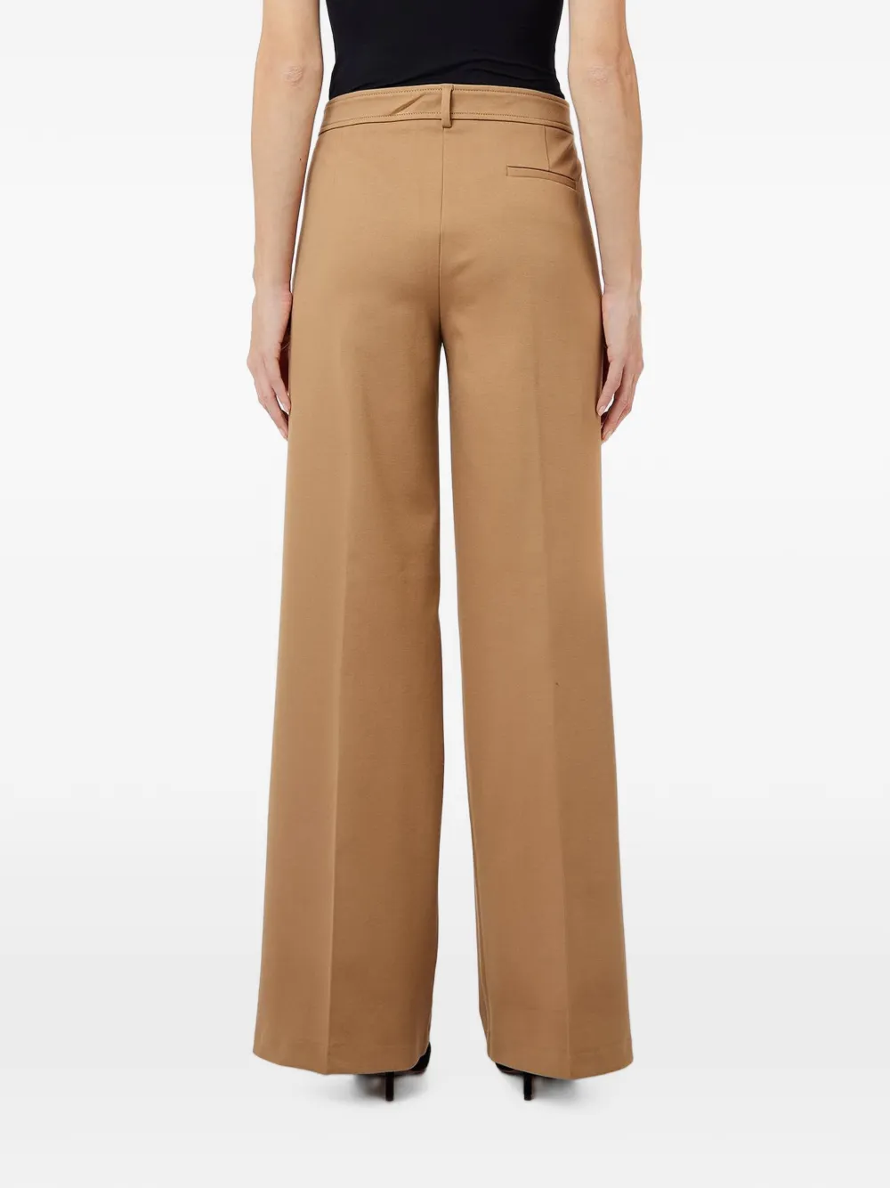 LIU JO Straight plooibroek Beige