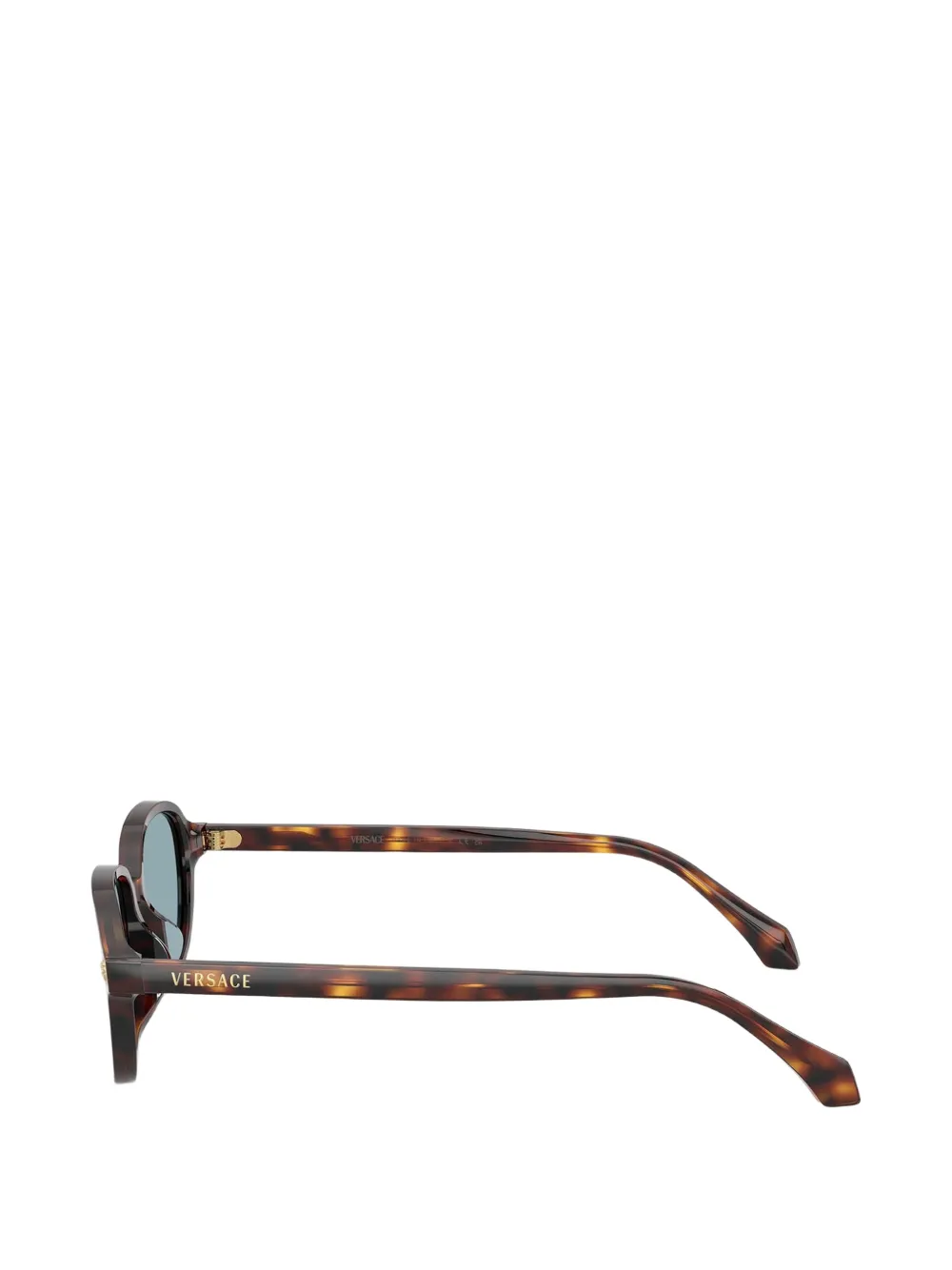 Versace Eyewear Zonnebril met schildpadschild-design Bruin