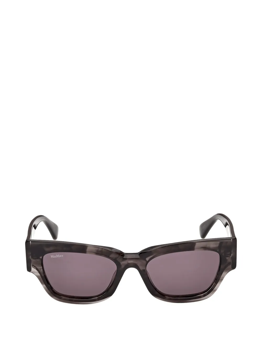 Max Mara Eyewear Sonnenbrille mit eckigem Gestell - Grau