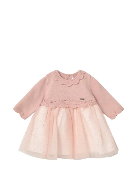 Mayoral tricot tulle dress