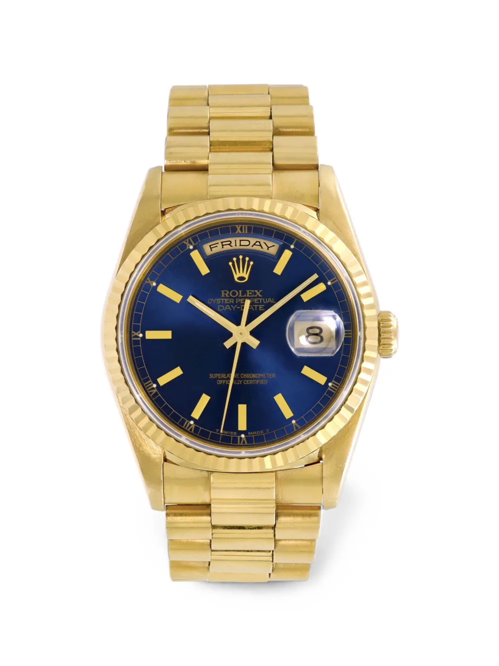 Rolex Day-Date President 36mm watch - Blu