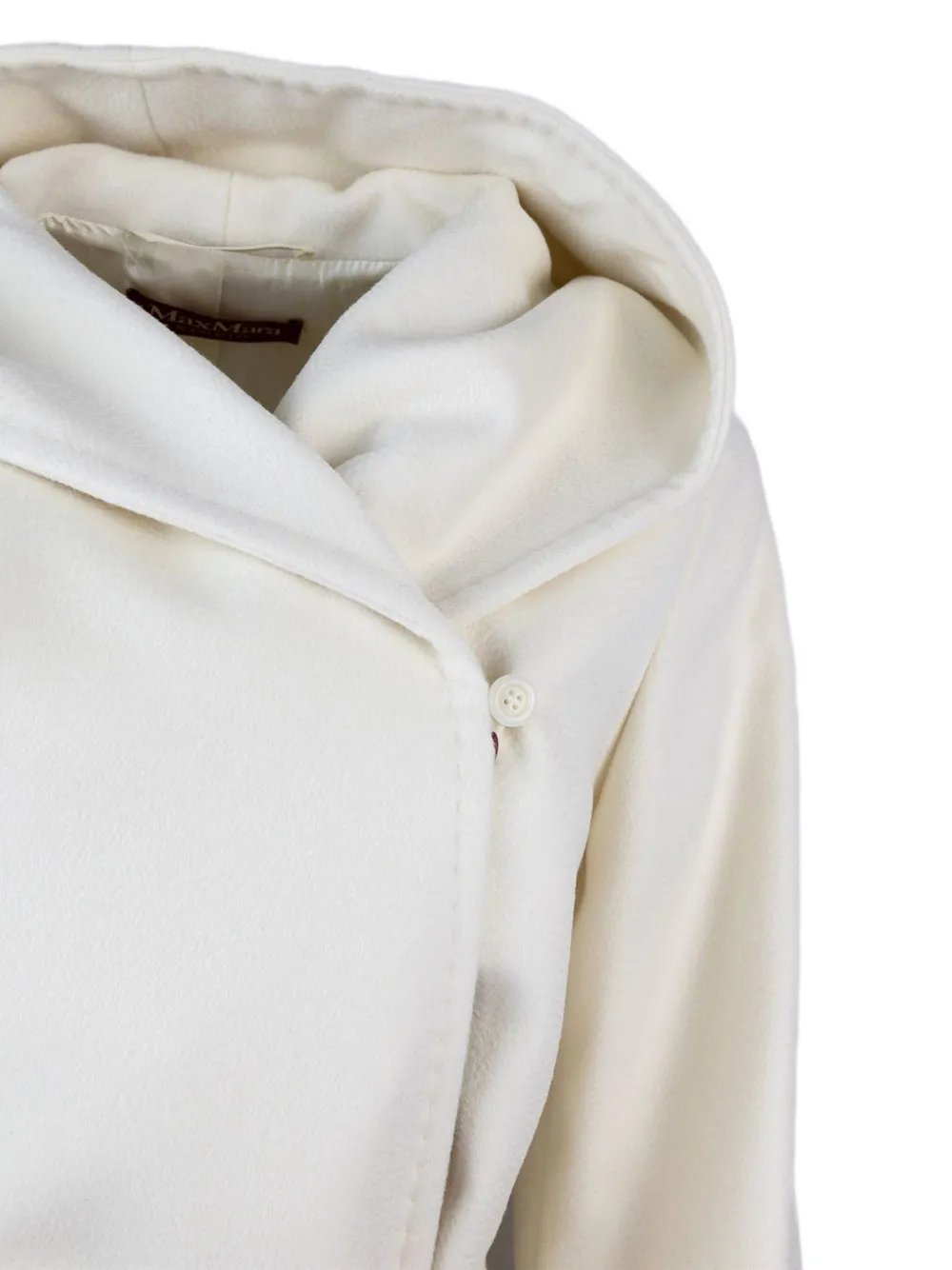 Max Mara hooded belted coat Beige