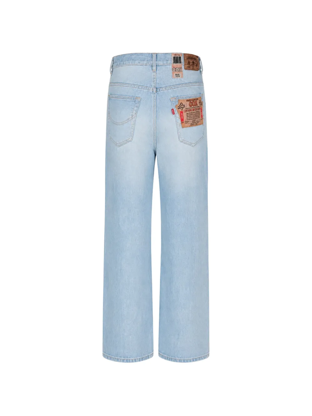 Doublet Air Yarn faded jeans Blauw