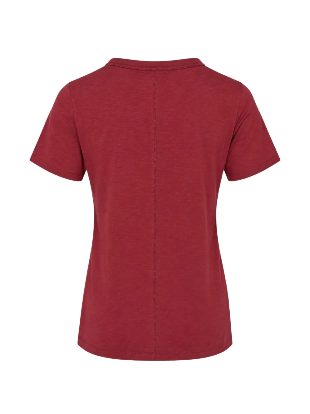 rag & bone T-shirt met V-hals Rood