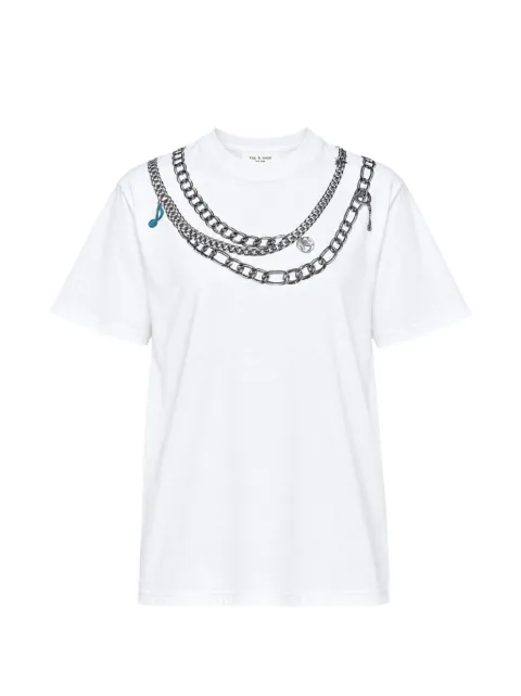 rag & bone charm-print T-shirt