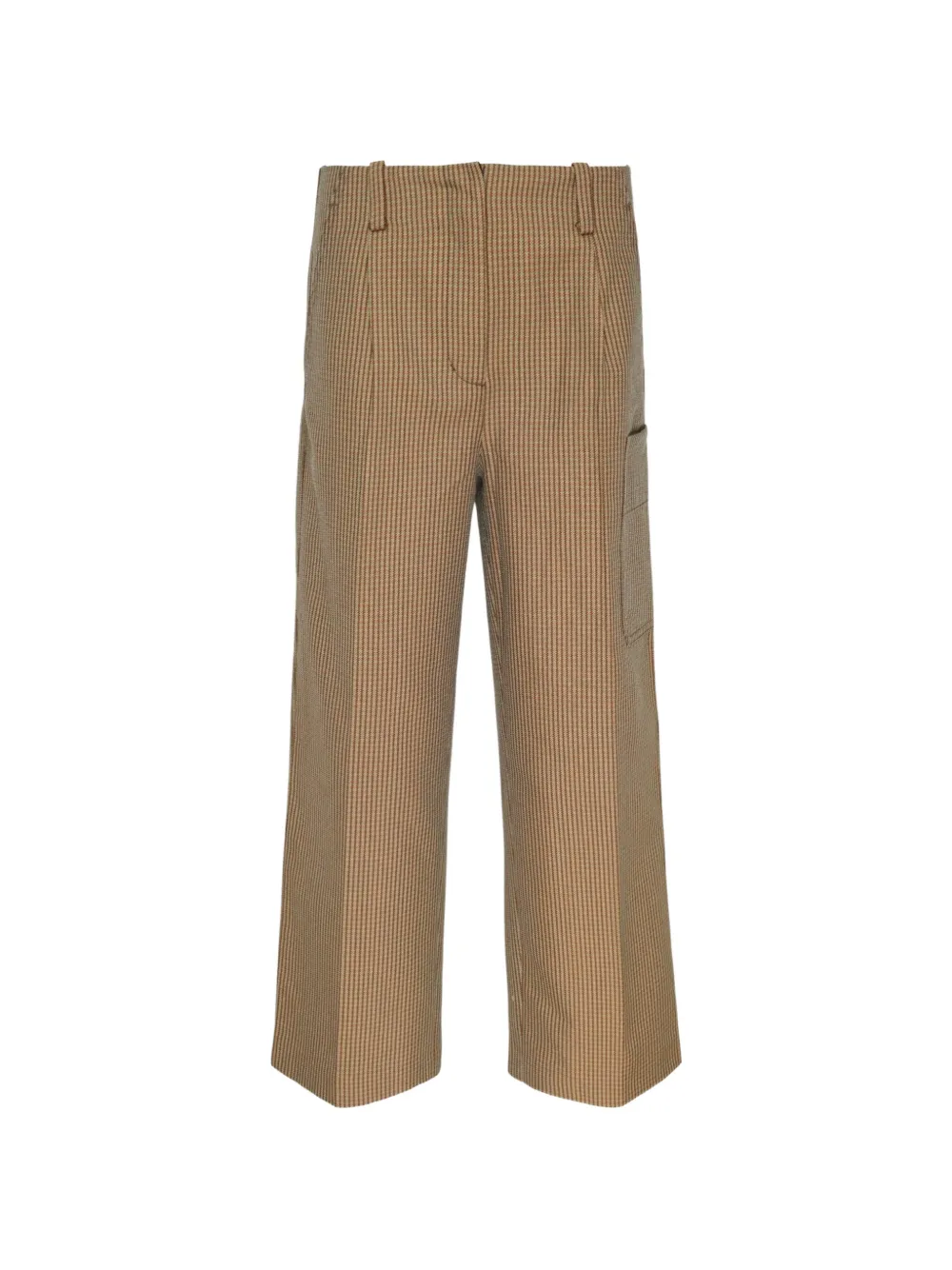 3.1 Phillip Lim tweed curved trousers Bruin