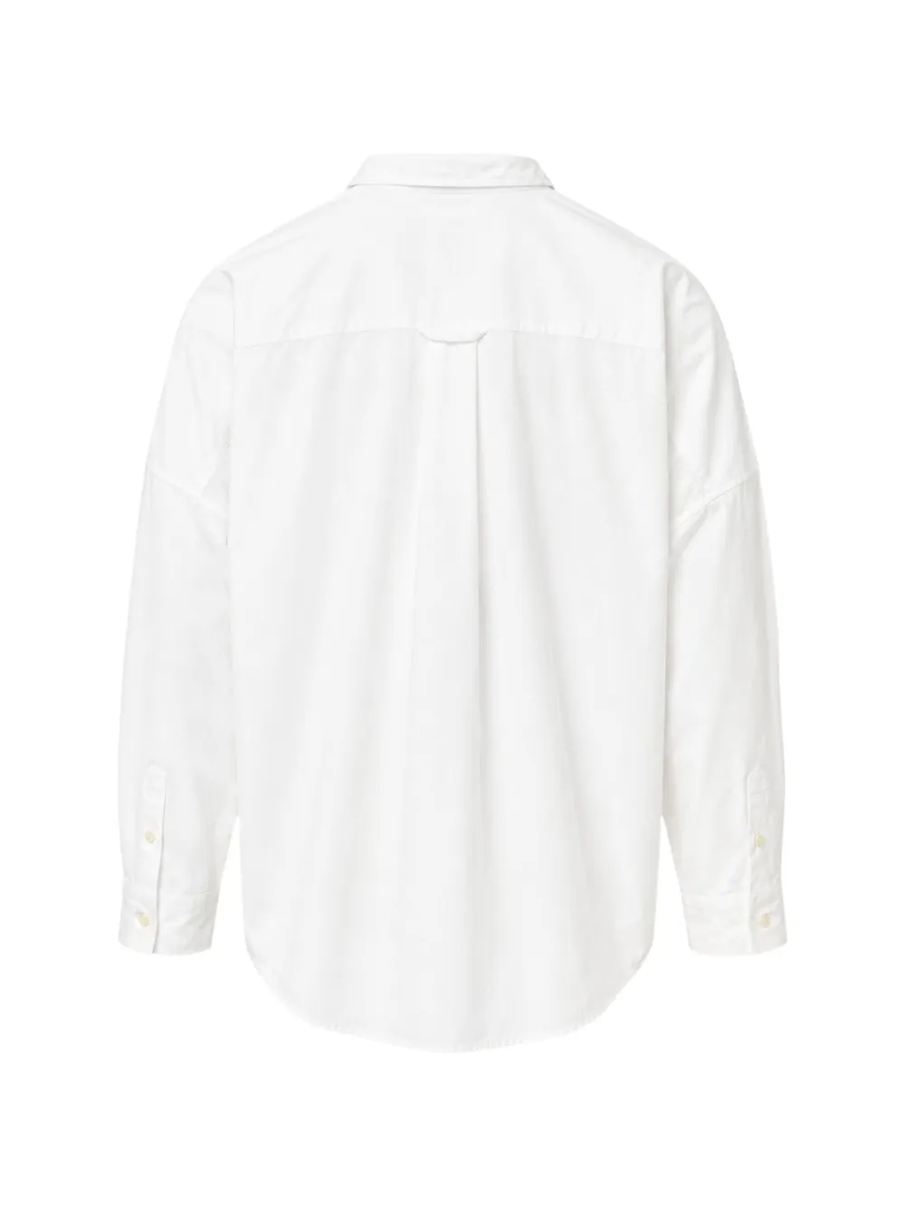 Doublet Air Yarn logo-patch shirt Wit