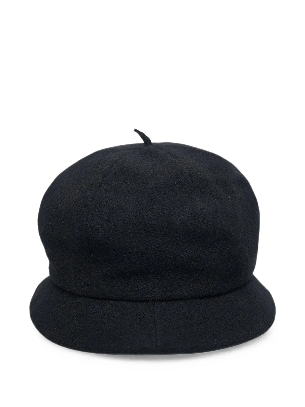 Y's wool beret hat Zwart
