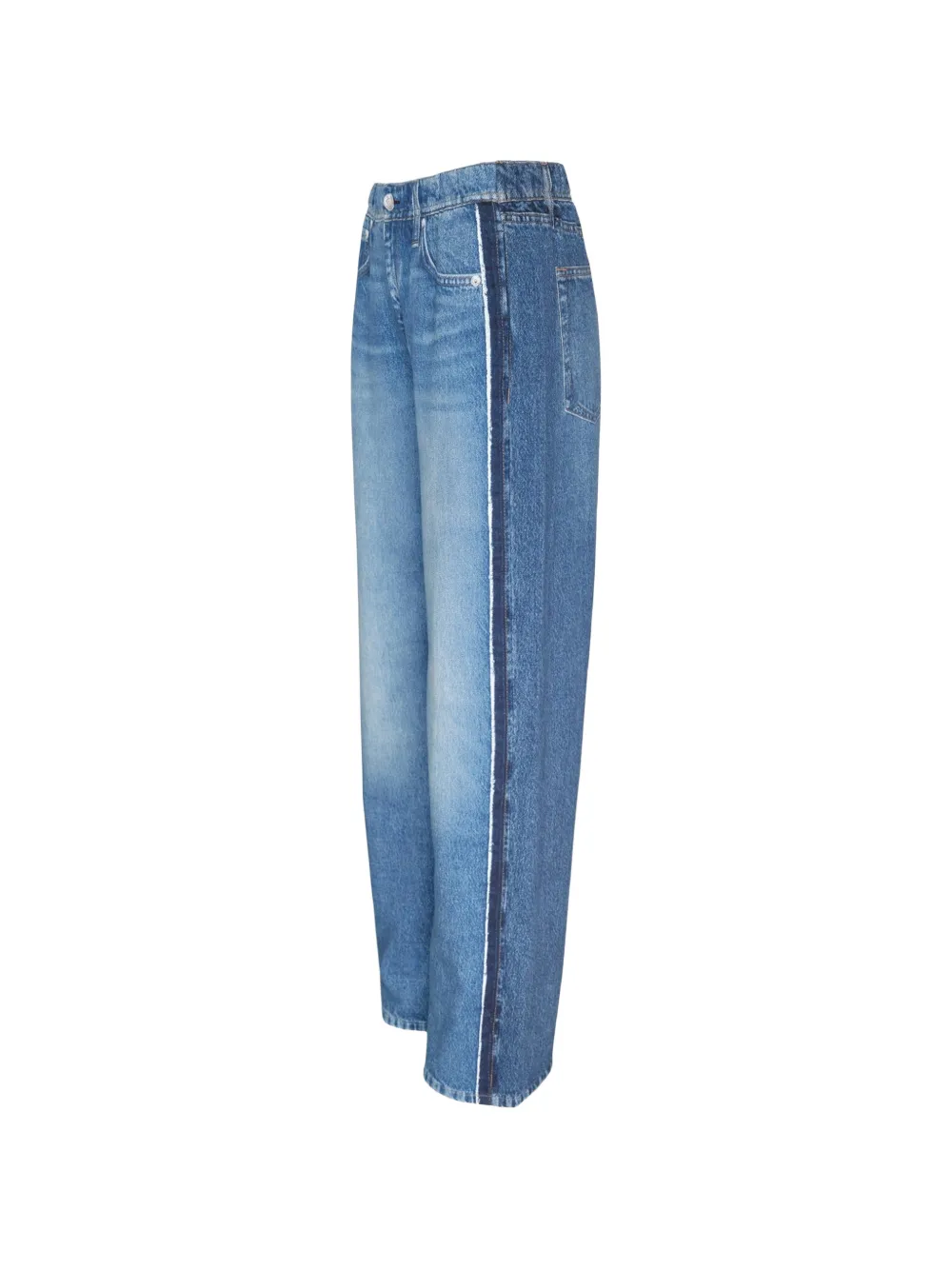 rag & bone Miramar broek met franje Blauw