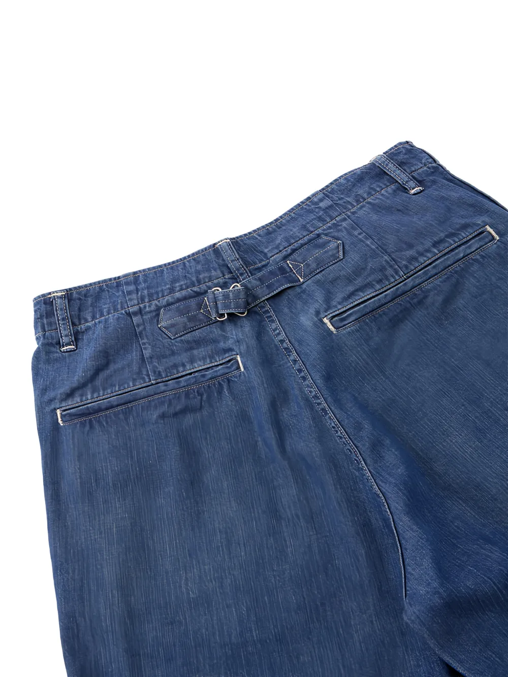 visvim Broader wide-leg jeans Blauw