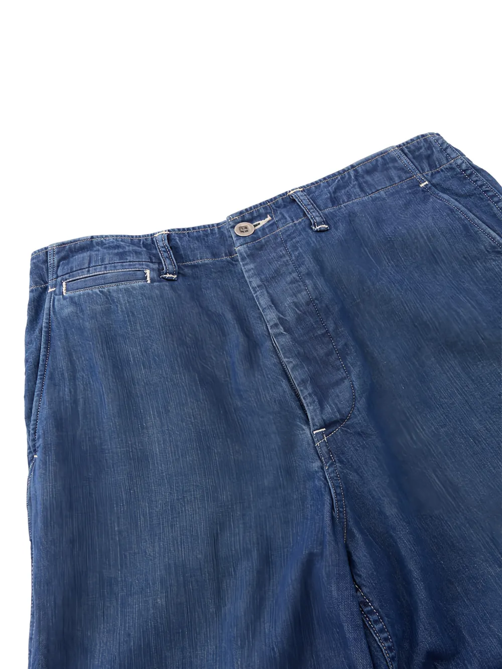 visvim Broader wide-leg jeans Blauw