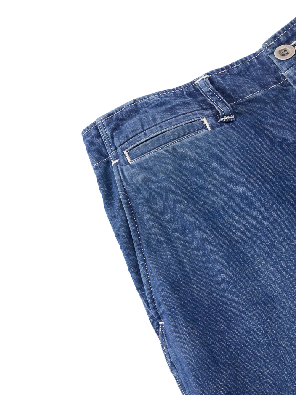 visvim Broader wide-leg jeans Blauw