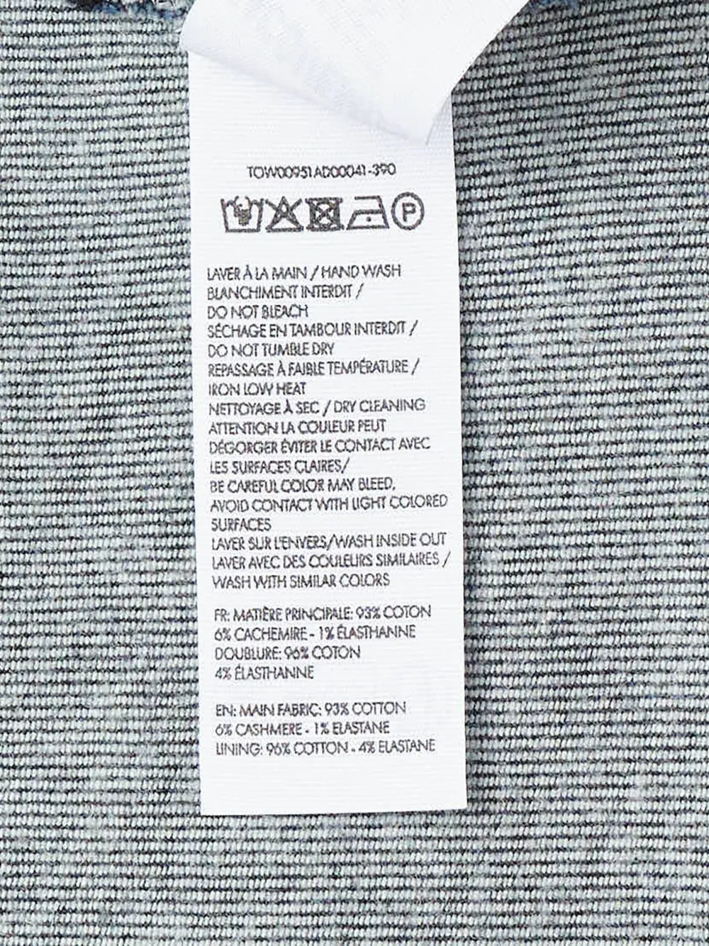 Jacquemus The de-Nîmes Pina lange flared denim jurk Blauw