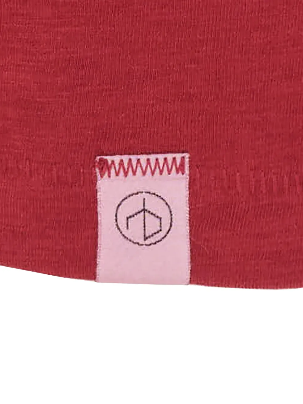 rag & bone Slub katoenen T-shirt Rood