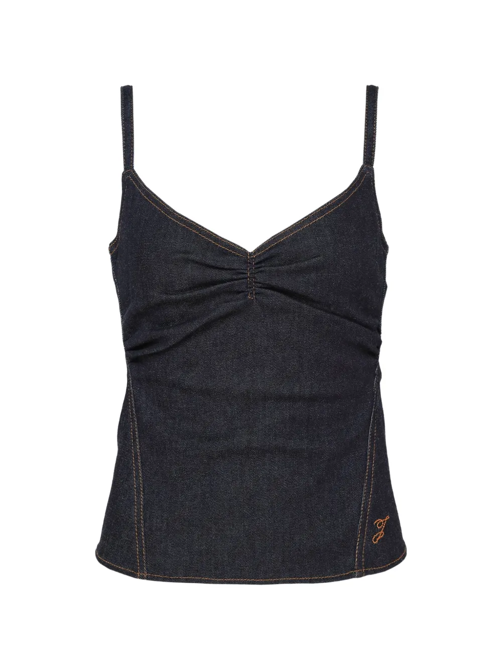 Jacquemus The de-Nîmes Pina denim top - Bleu
