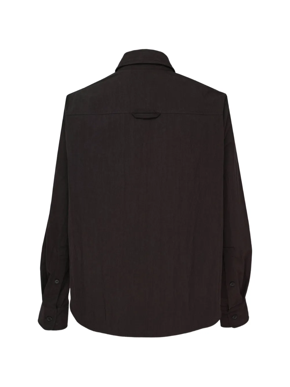 Melitta Baumeister Circle asymmetric-fastening shirt Zwart