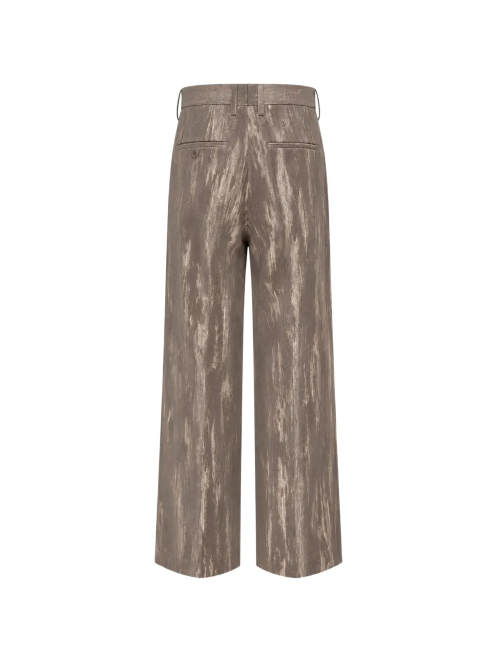 Doublet pleated patterned trousers Bruin