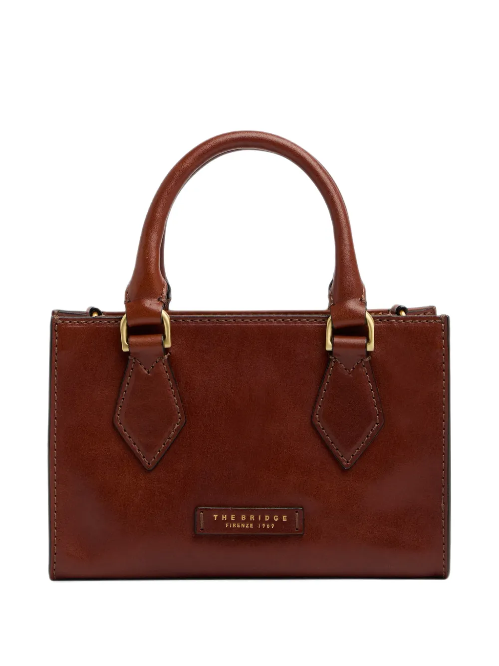 The Bridge leather tote bag - Brown