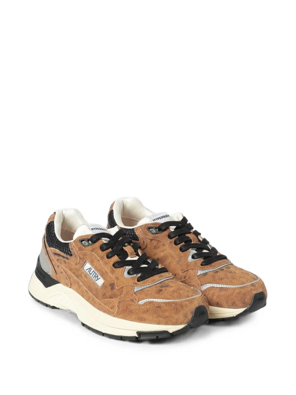 Autry Hyperway leopard-print panelled sneakers Bruin