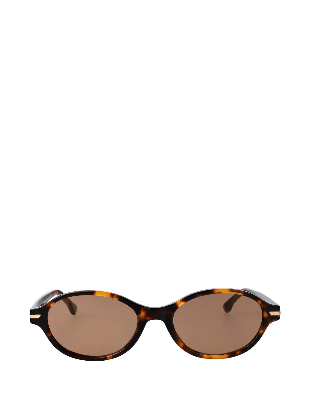 Victoria Beckham Eyewear oval-frame sunglasses - Marrone