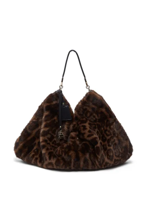 LIU JO large faux fur bag