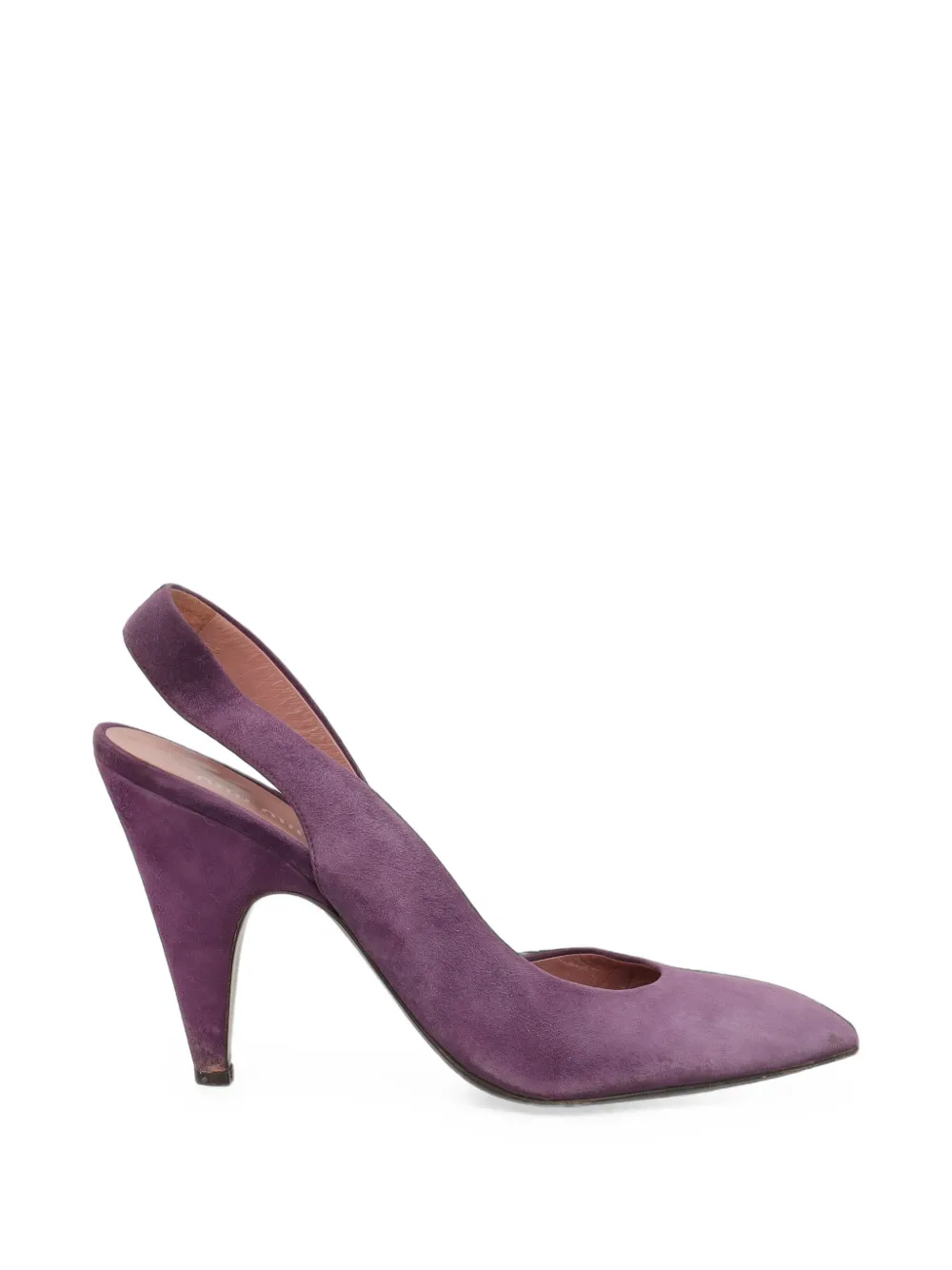 Miu Miu Pre-Owned Pumps mit spitzer Kappe - Violett