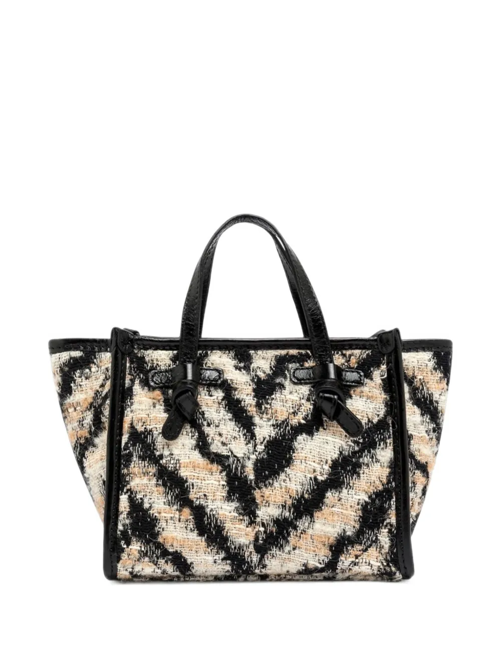 GIANNI CHIARINI Miss Marcella zebra-print mini bag