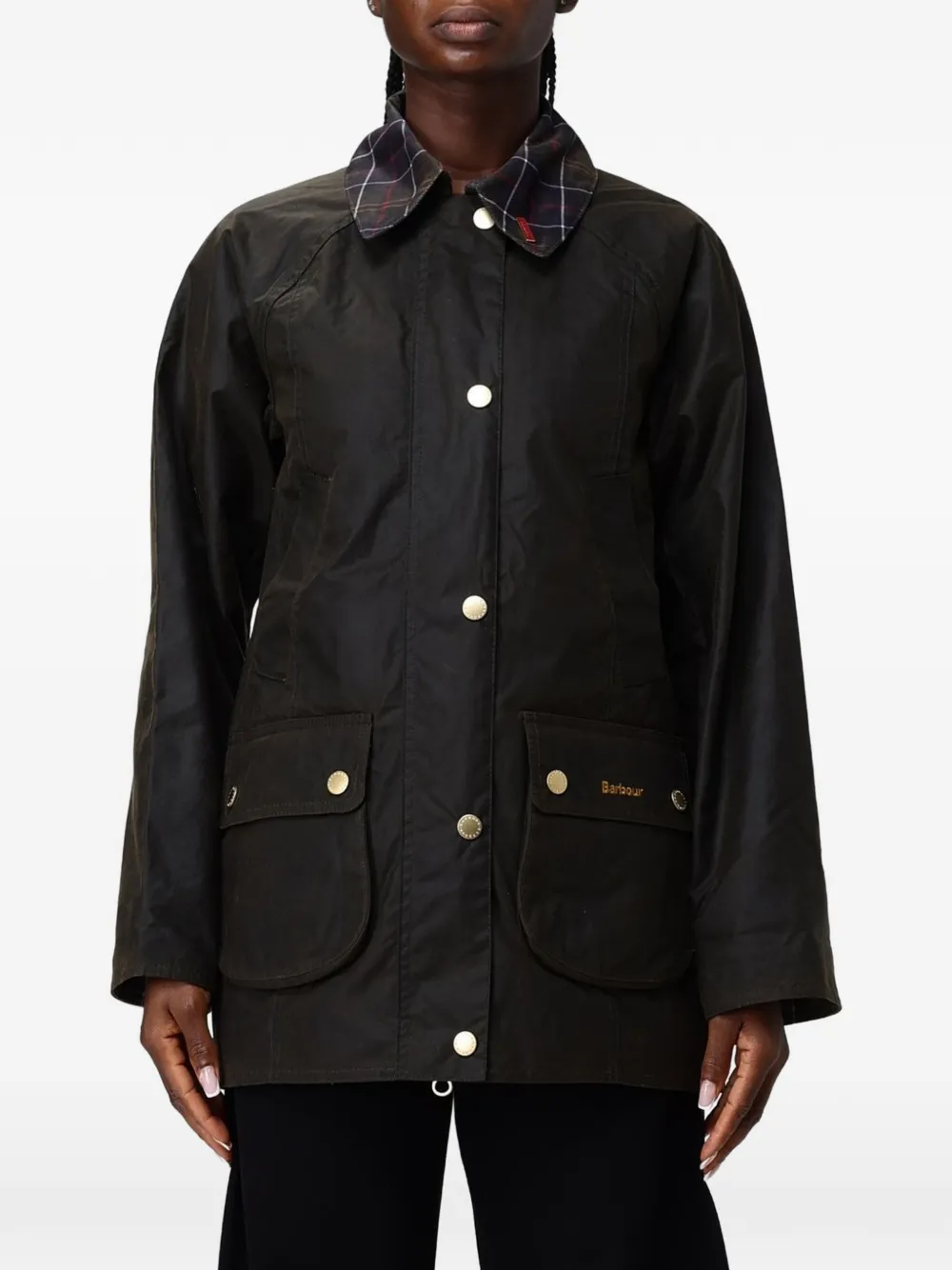 Barbour waxed-cotton jacket