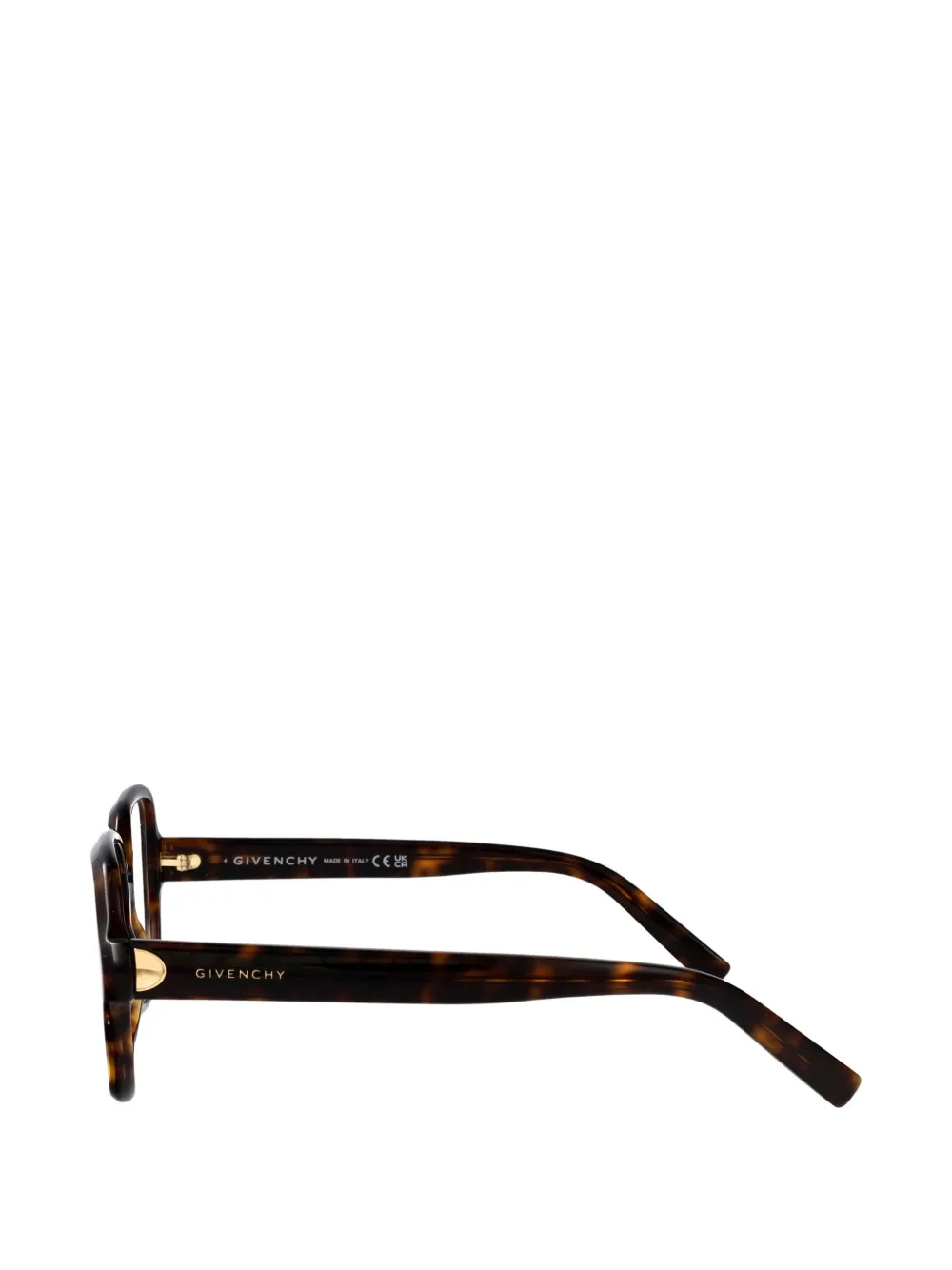 Givenchy Eyewear Bold bril met vierkant montuur Bruin