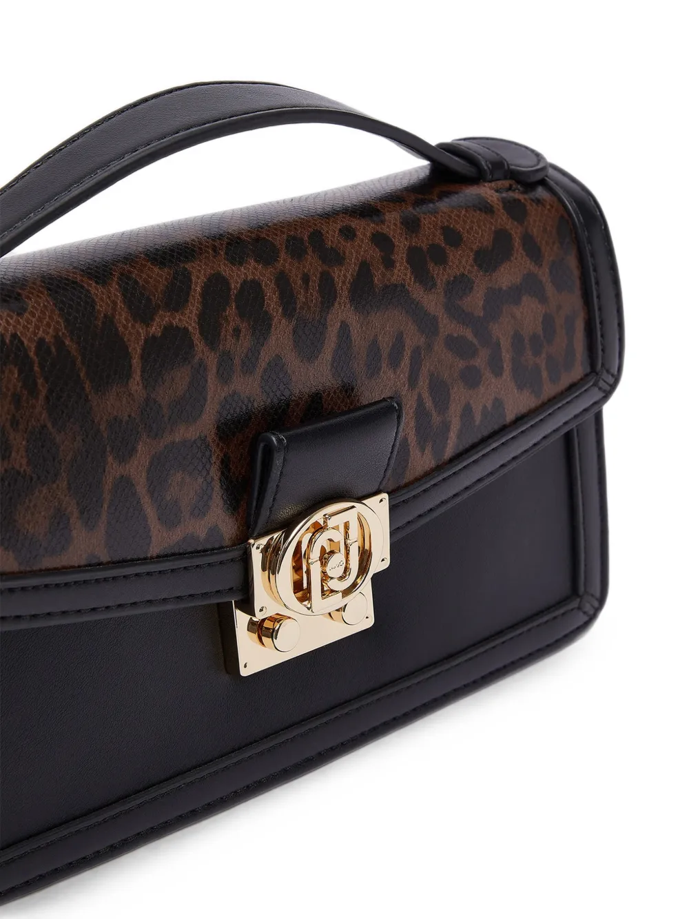 LIU JO Kleine crossbodytas met dierenprint Zwart