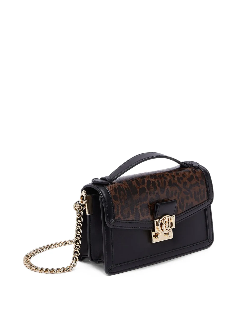 LIU JO Kleine crossbodytas met dierenprint Zwart