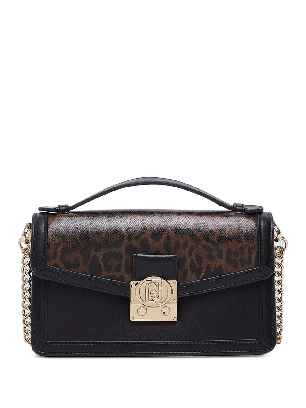 LIU JO small animal print crossbody bag - Nero