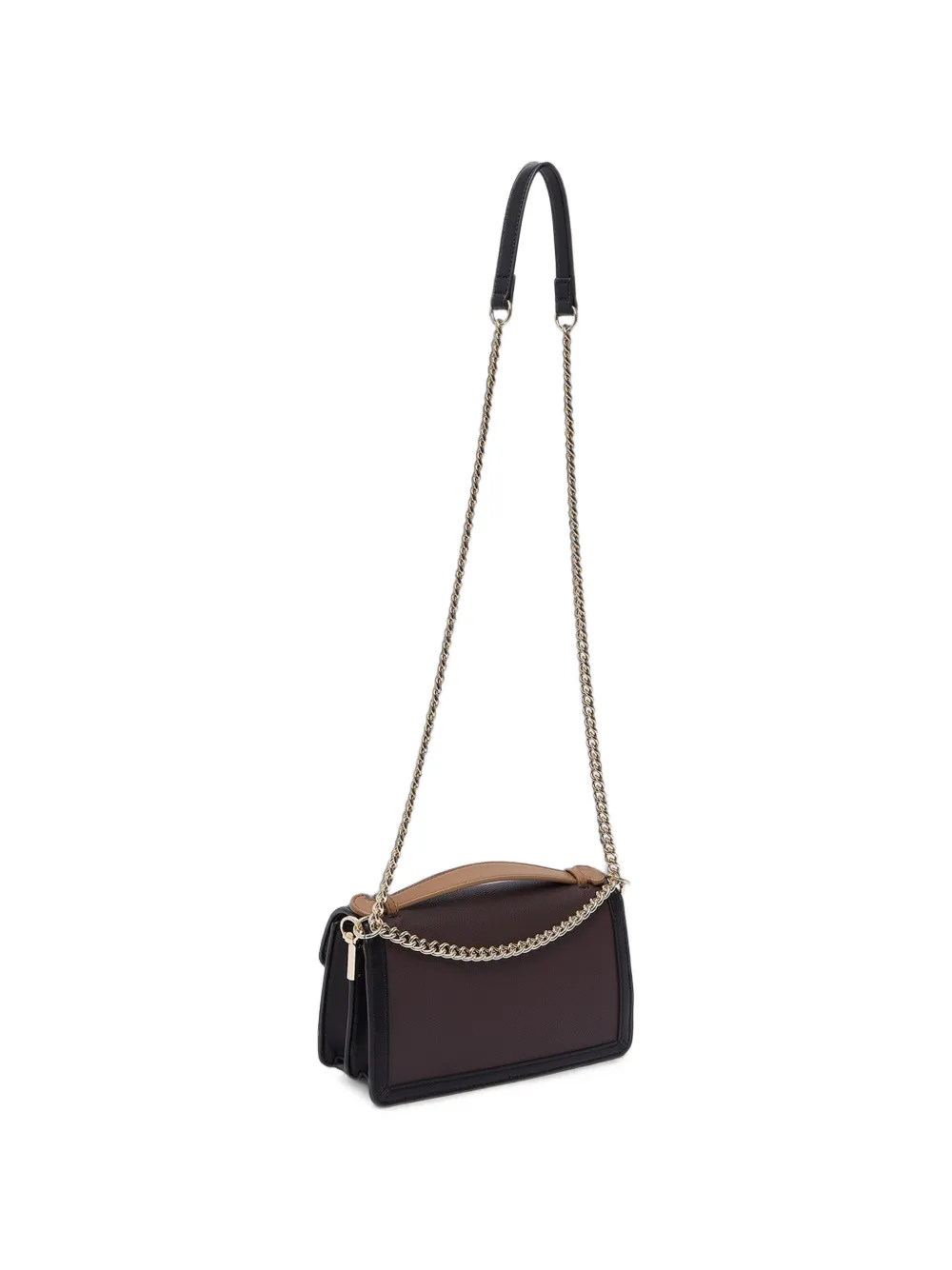 LIU JO Kleine crossbodytas met logoplakkaat Bruin