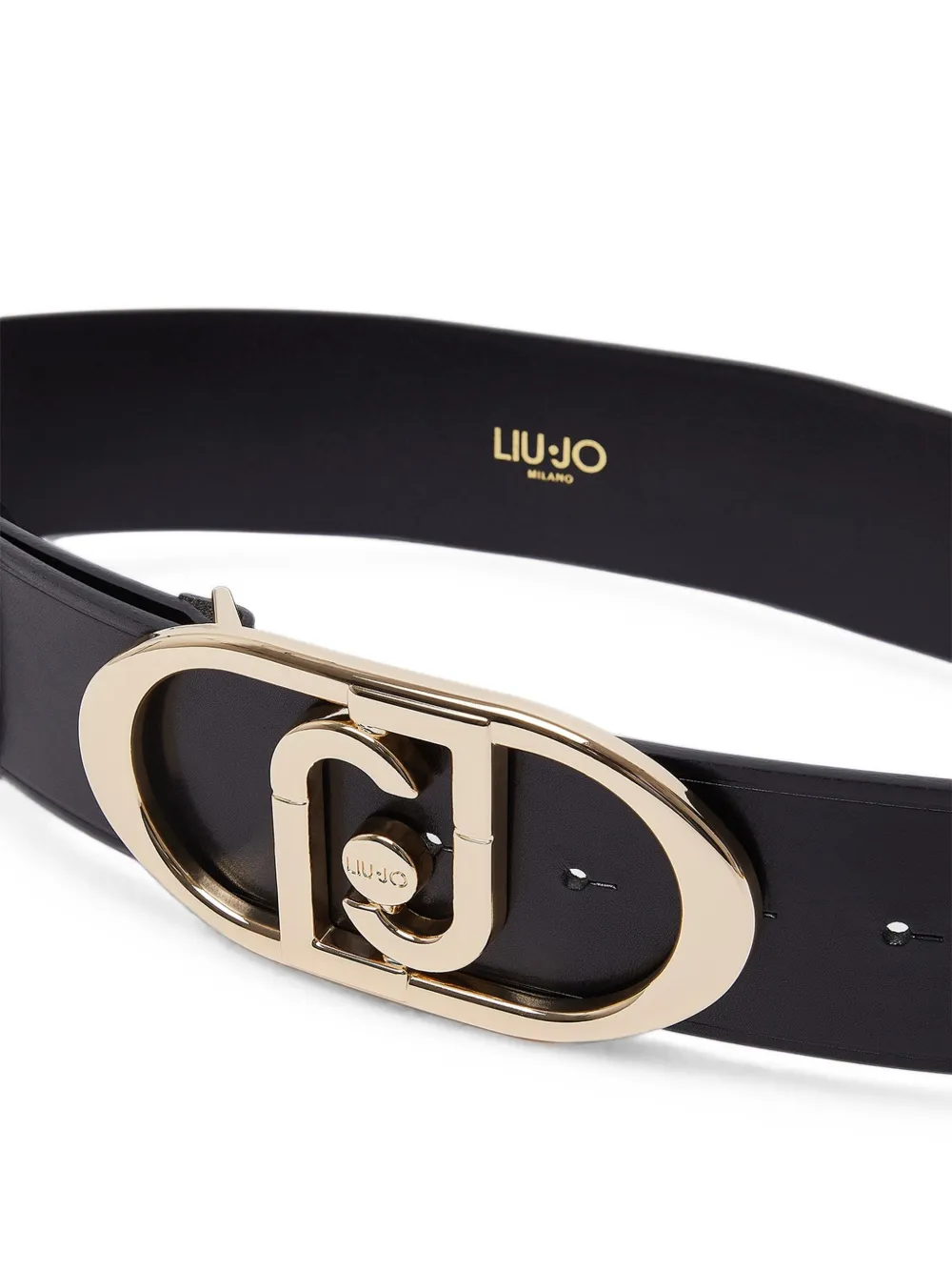 LIU JO leather bustier belt Zwart