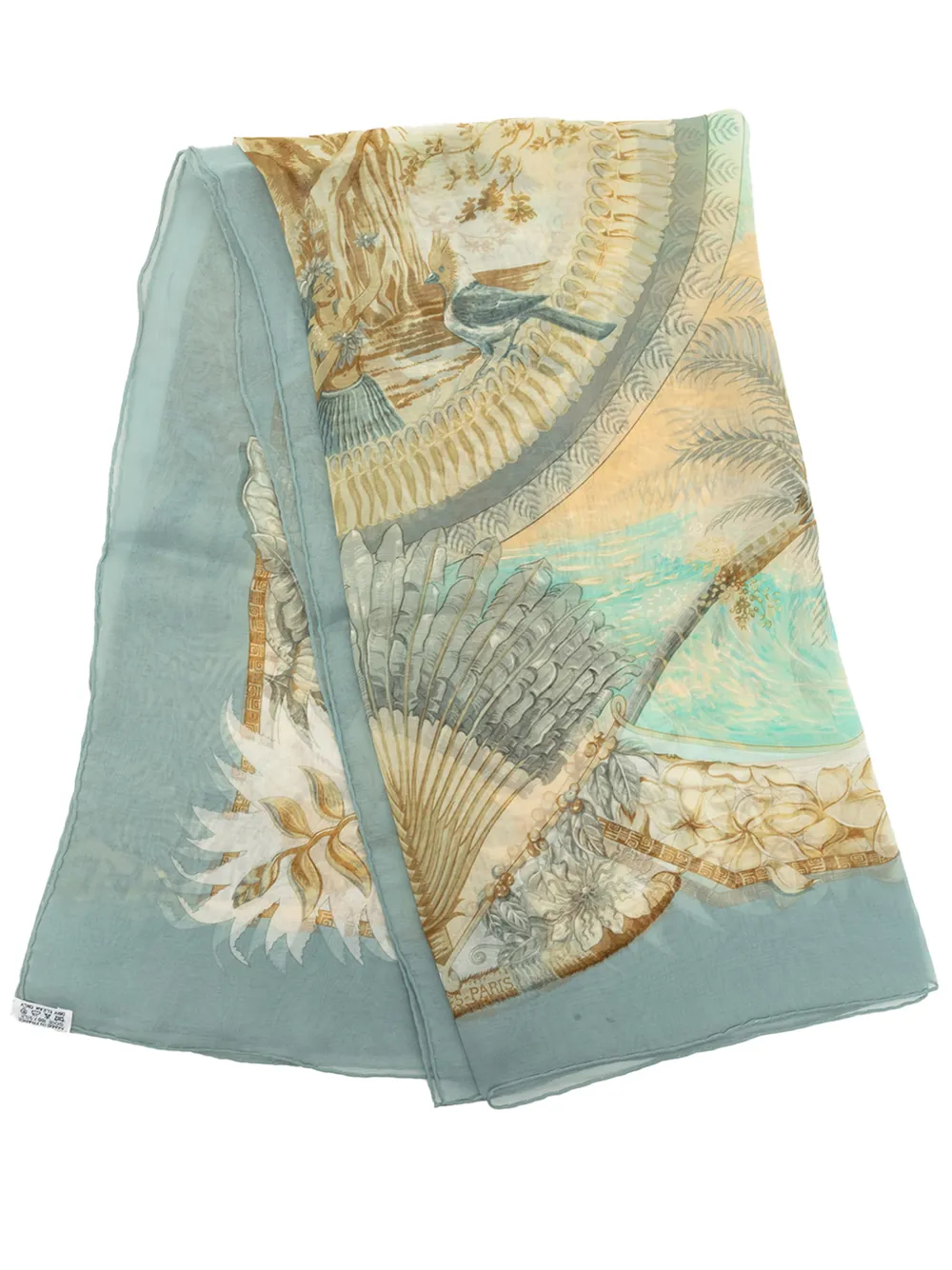 Hermès Pre-Owned 2000 Aloha Seidenschal 90cm - Blau