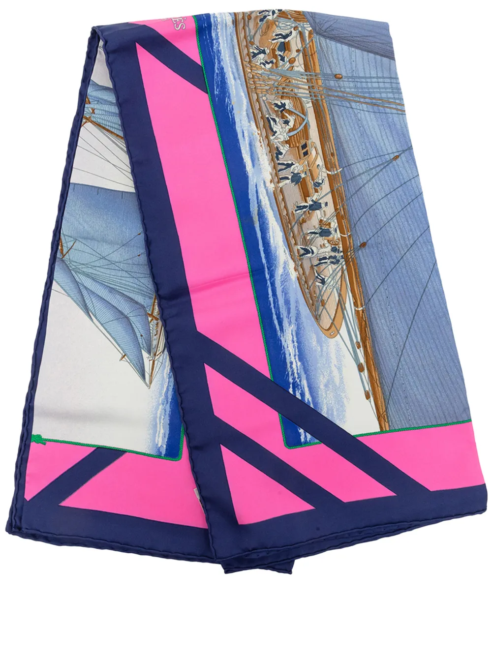Hermès Pre-Owned 20th Century Les Cles Seidenschal 90cm - Blau