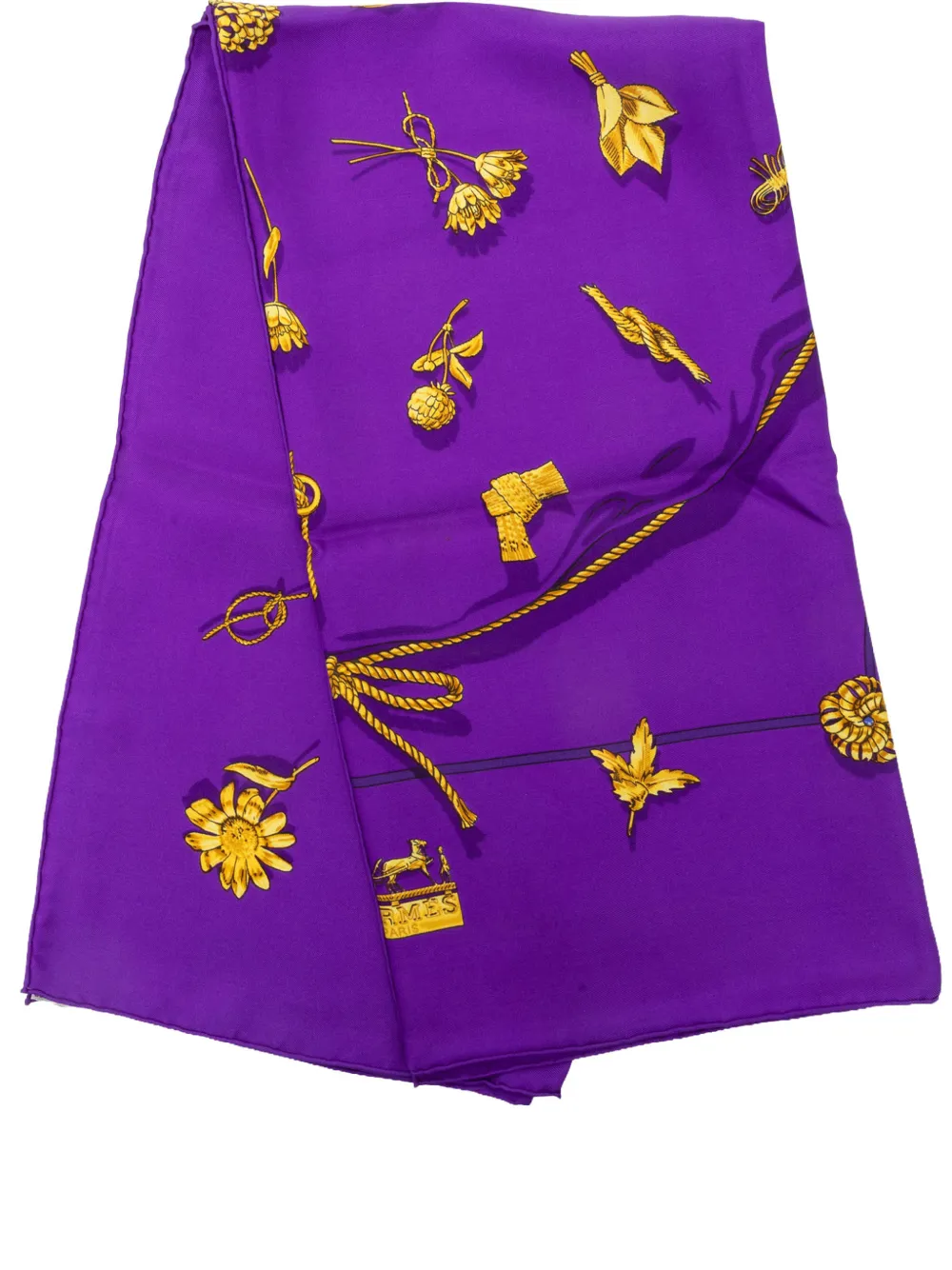 Hermès Pre-Owned 1986-1994 Clips Seidenschal 90cm - Violett