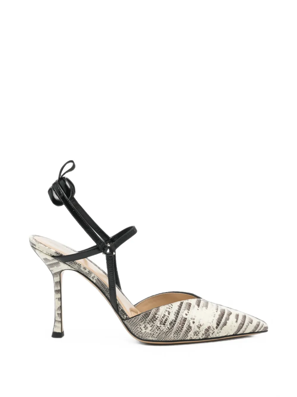 FENDI Colibrì snake-print pumps